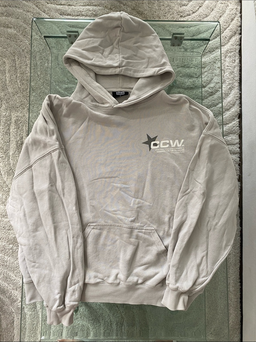 Cold Culture Astro Hoodie Light Grey - Like new - Size M - Reg. $119